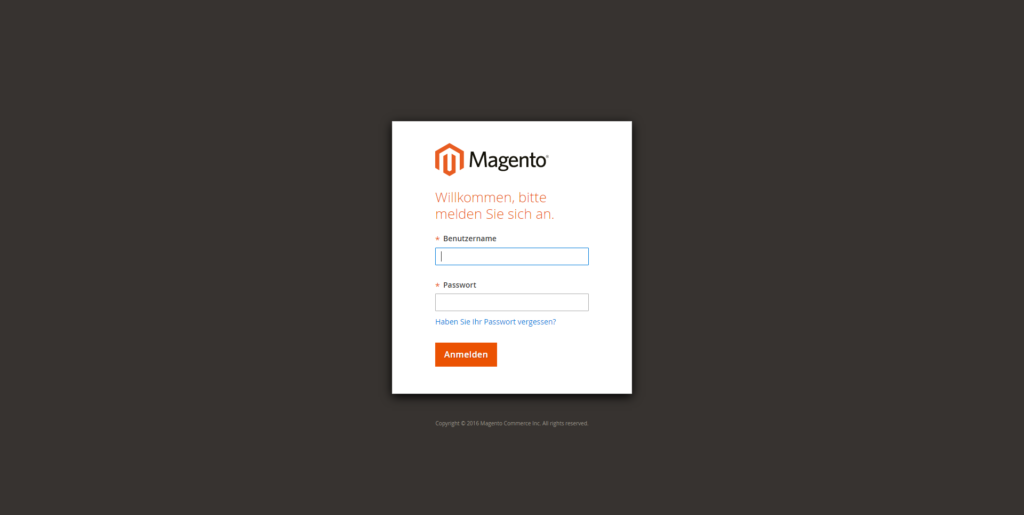 Magento Backend